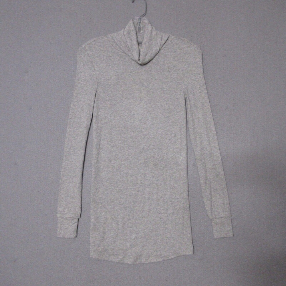 Universal Standard Gray Turtleneck Top Modal Stretch NWT New